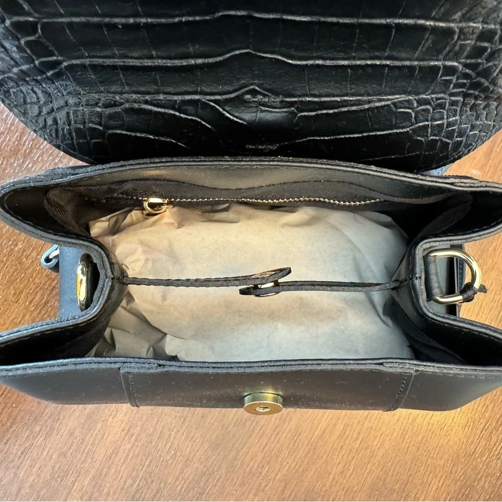 House of Harlow 1960 NEW Leather Crystal Stud 4 Way Backpack- Nicole Richie